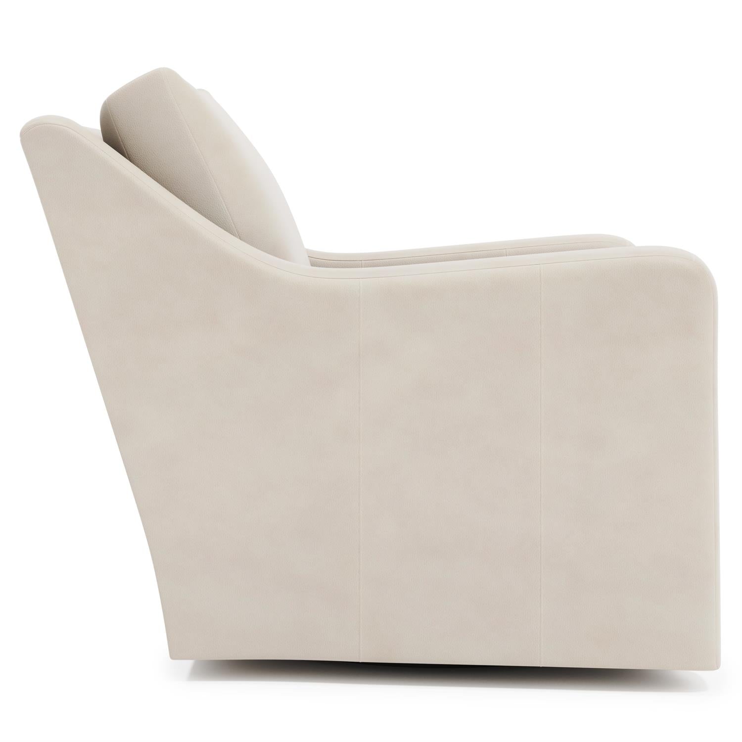 Bernhardt Ventura Leather Swivel Chair — 3502SL