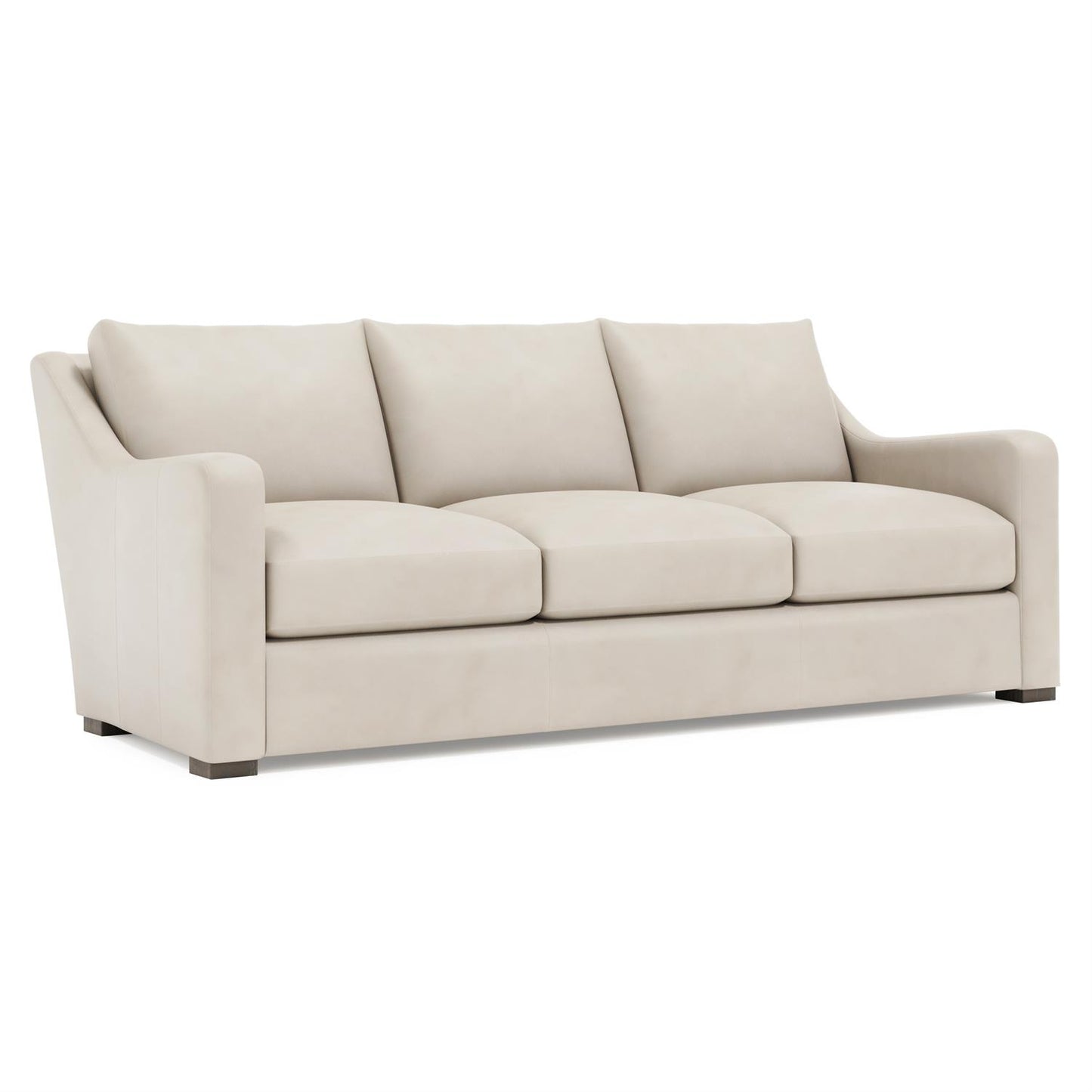Bernhardt Ventura Leather Sofa Without Pillows — 3516LY