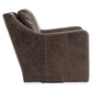 Bernhardt Ventura Leather Swivel Chair — 352SLO