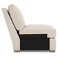 Bernhardt Ventura Leather Armless Chair — 3530L