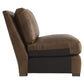 Bernhardt Ventura Leather Armless Chair — 3530LO