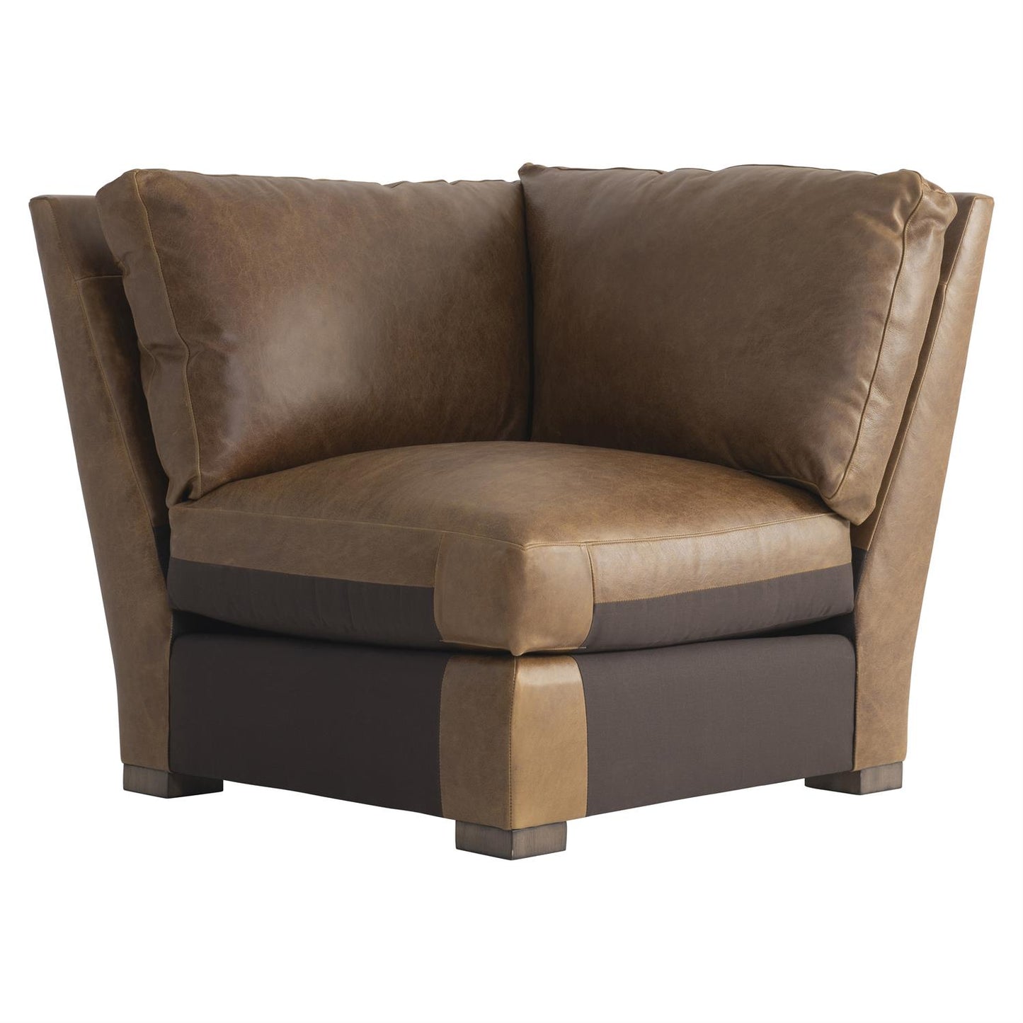 Bernhardt Ventura Leather Corner Chair — 3532LO