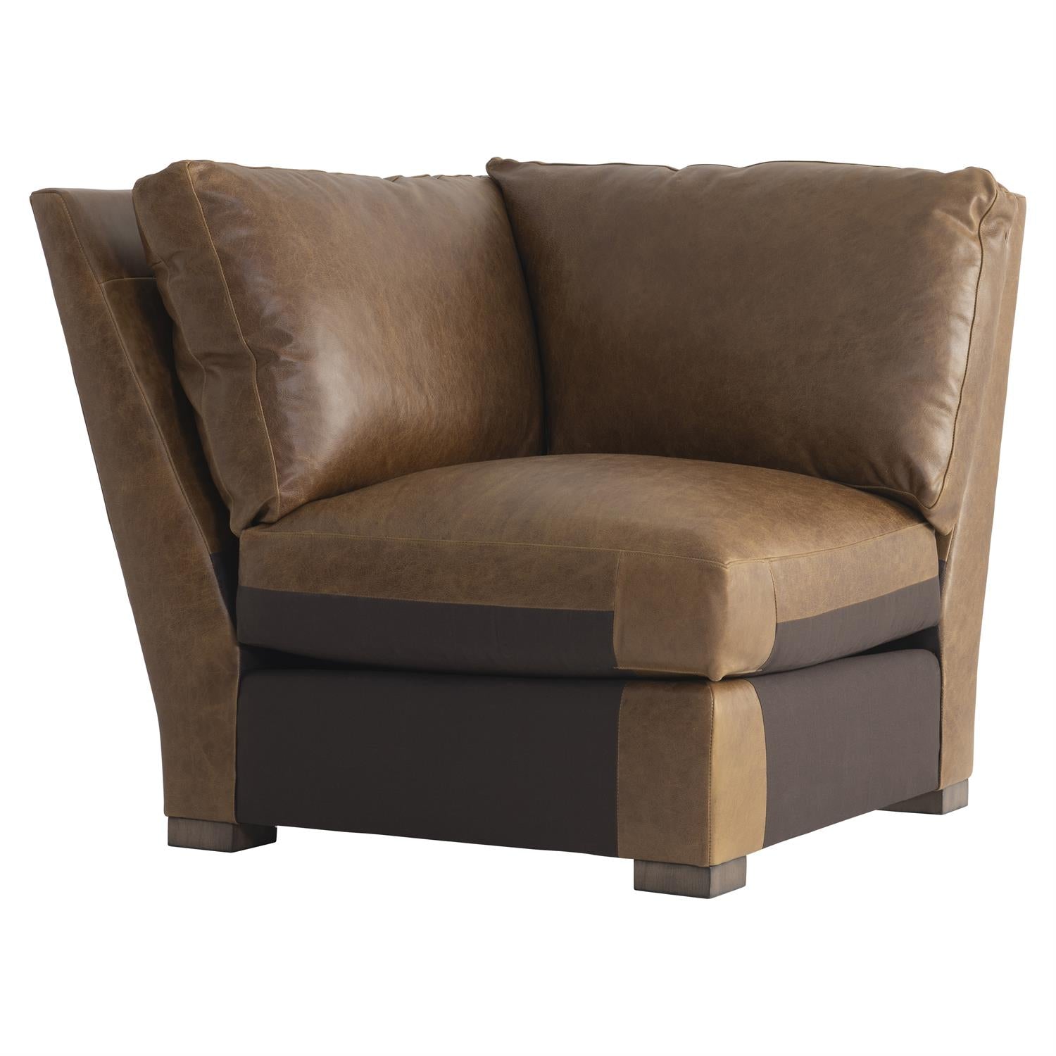 Bernhardt Ventura Leather Corner Chair — 3532LO