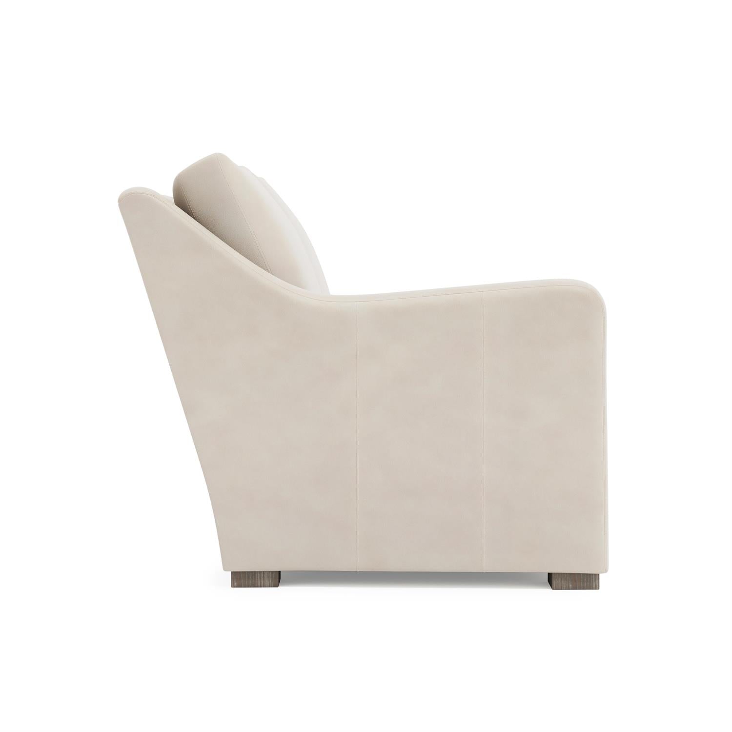 Bernhardt Ventura Leather Left Arm Loveseat Without Pillows — 3542LY