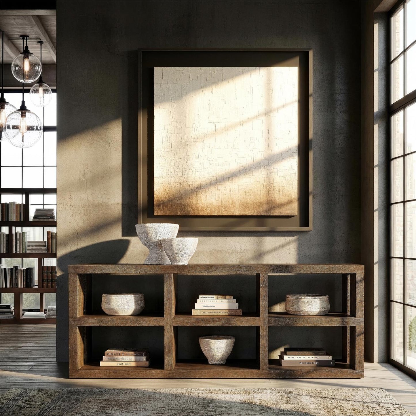 Bernhardt Outline Console Table — 360826