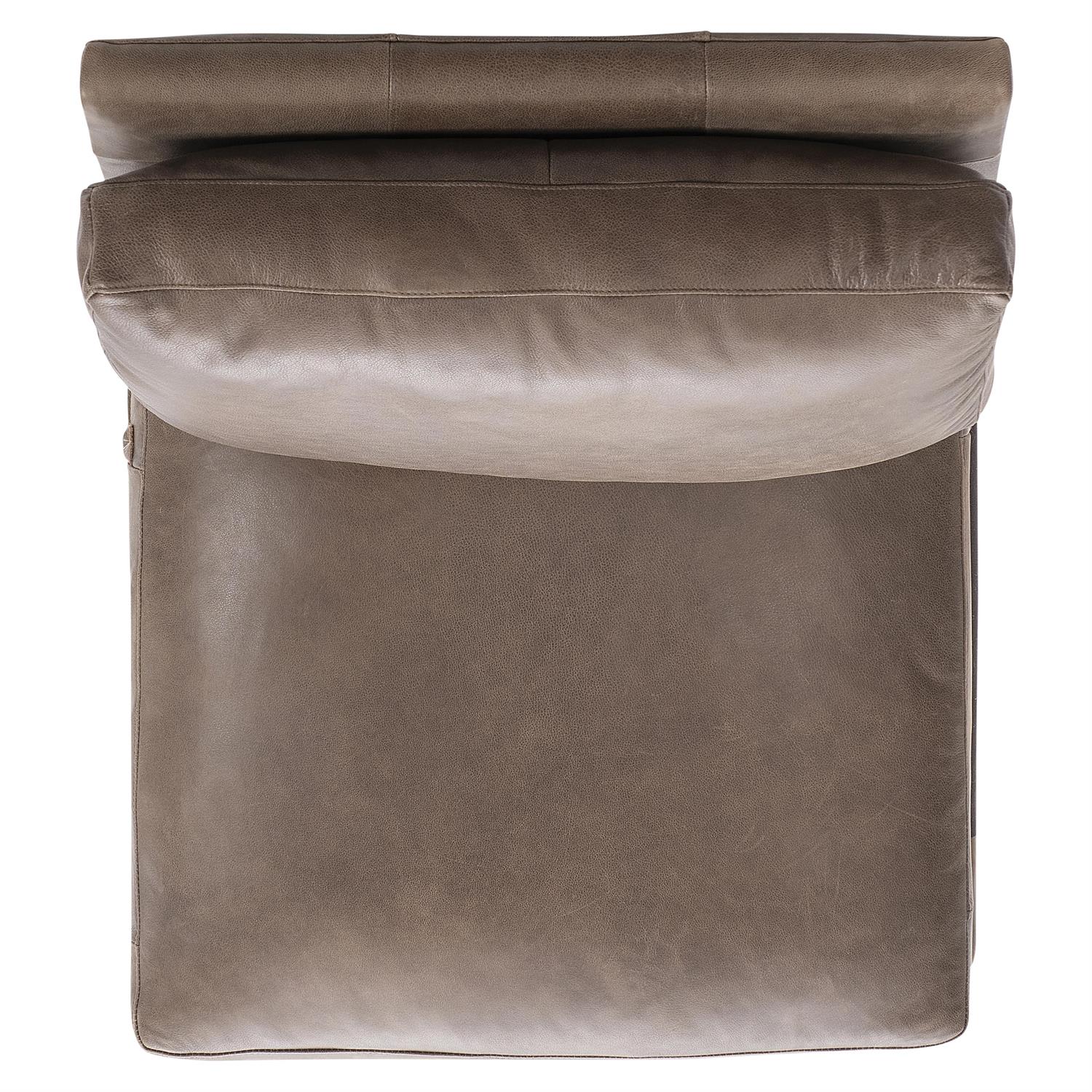 Bernhardt Keirnan Leather Armless Chair — 4330LO