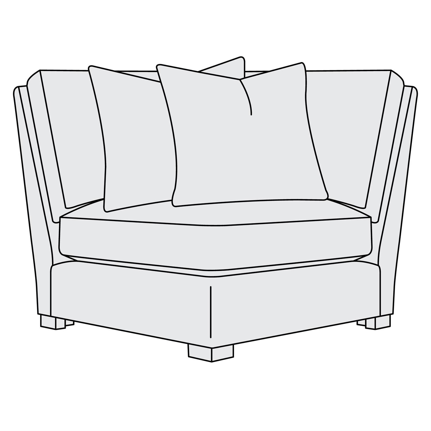 Bernhardt Keirnan Leather Corner Chair — 4332L