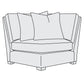Bernhardt Keirnan Leather Corner Chair — 4332L