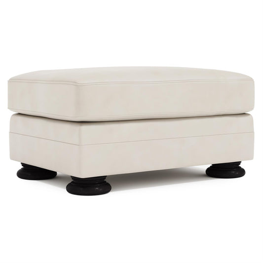 Bernhardt Foster Leather Ottoman Without Nails — 5371LX