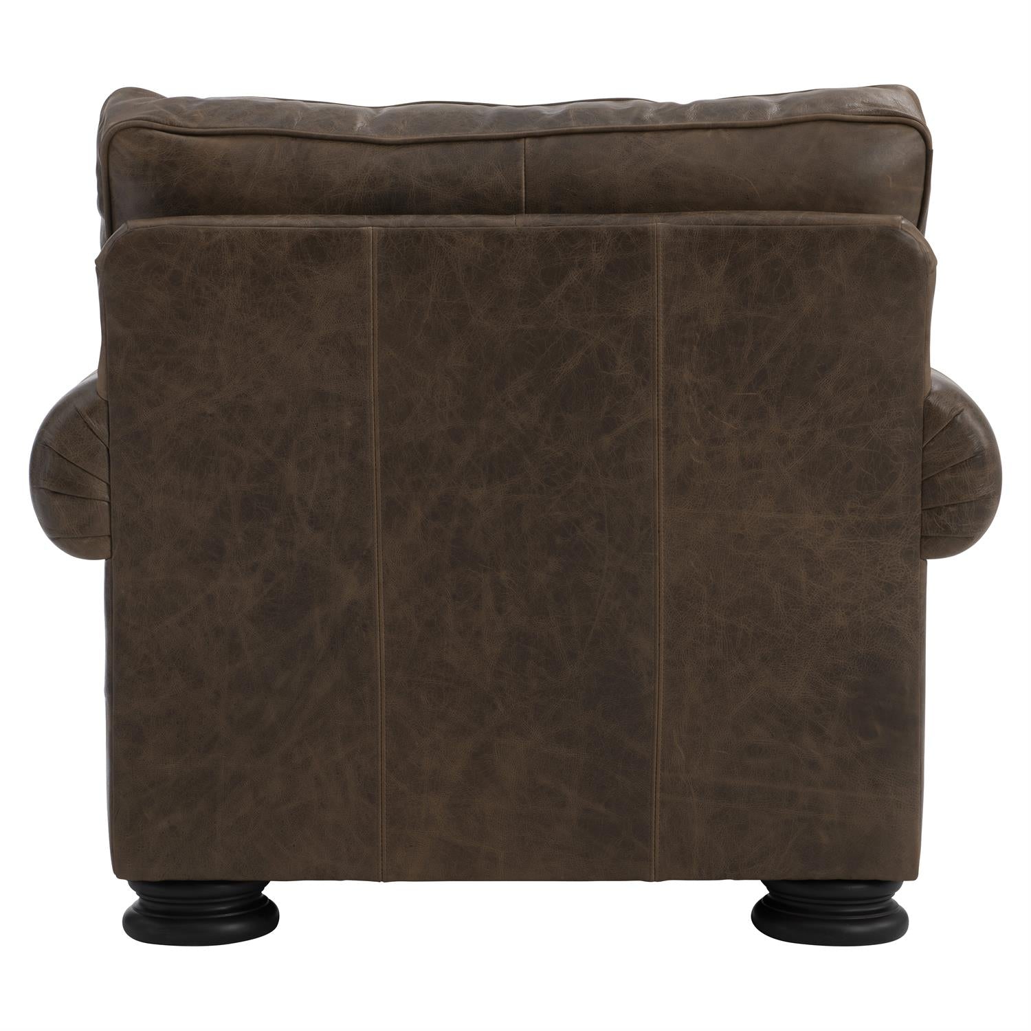 Bernhardt Foster Leather Chair Without Pillows — 5372LY