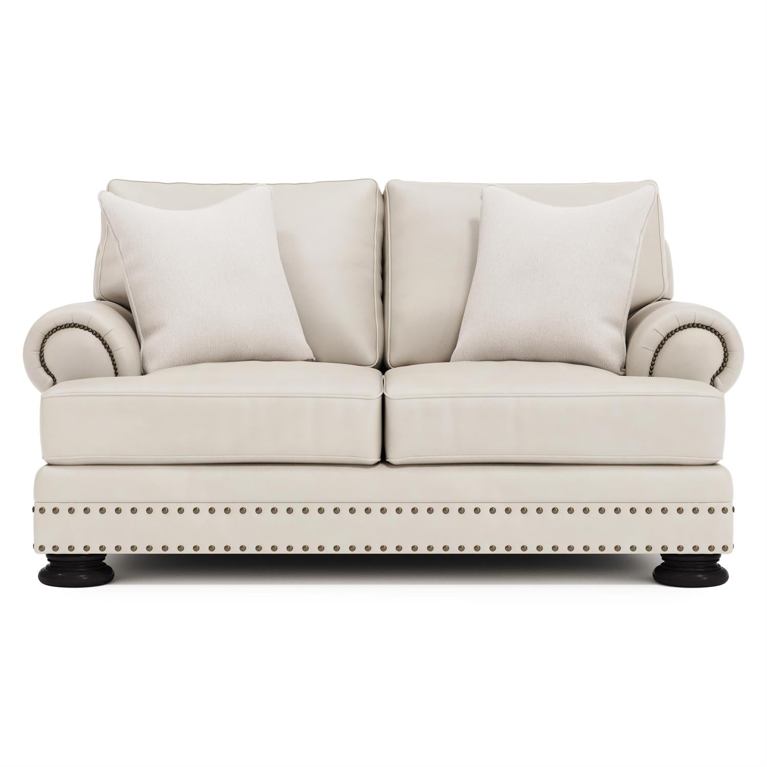 Bernhardt Foster Leather Loveseat — 5375L