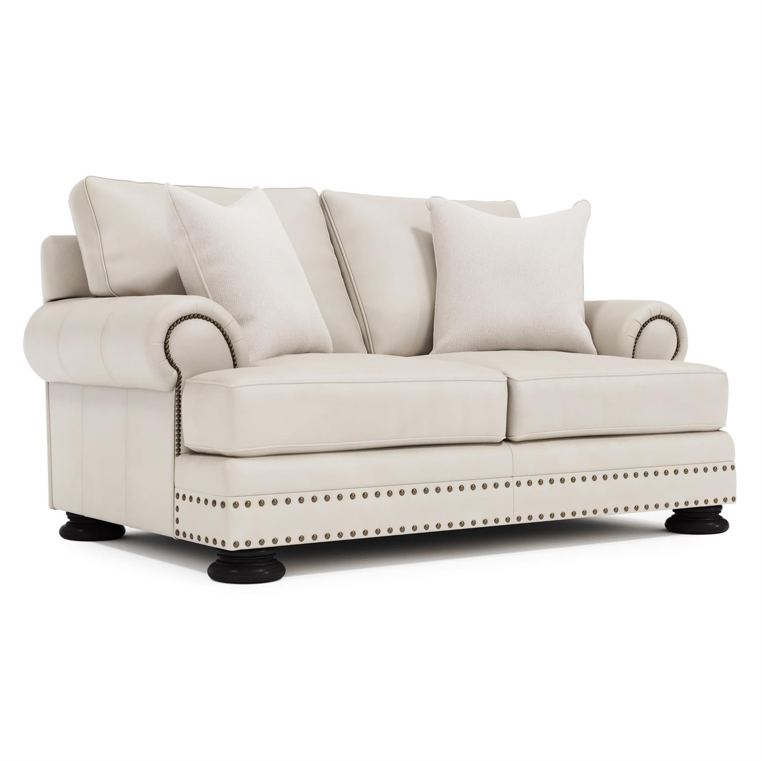 Bernhardt Foster Leather Loveseat — 5375L