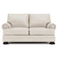 Bernhardt Foster Leather Loveseat Without Pillows & Nails — 5375LYX