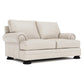 Bernhardt Foster Leather Loveseat Without Pillows & Nails — 5375LYX