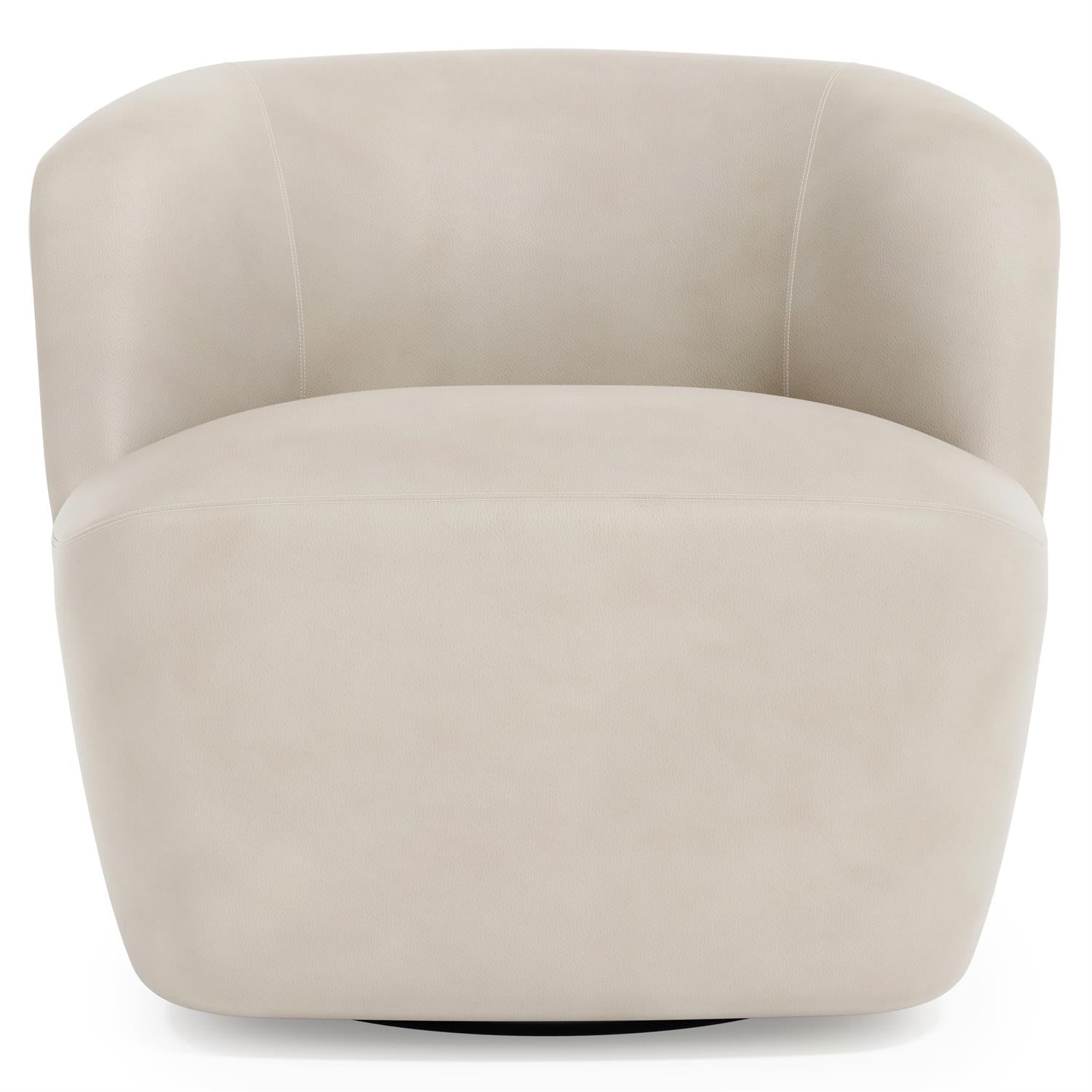 Bernhardt Tilly Leather Swivel Chair — 6203SL