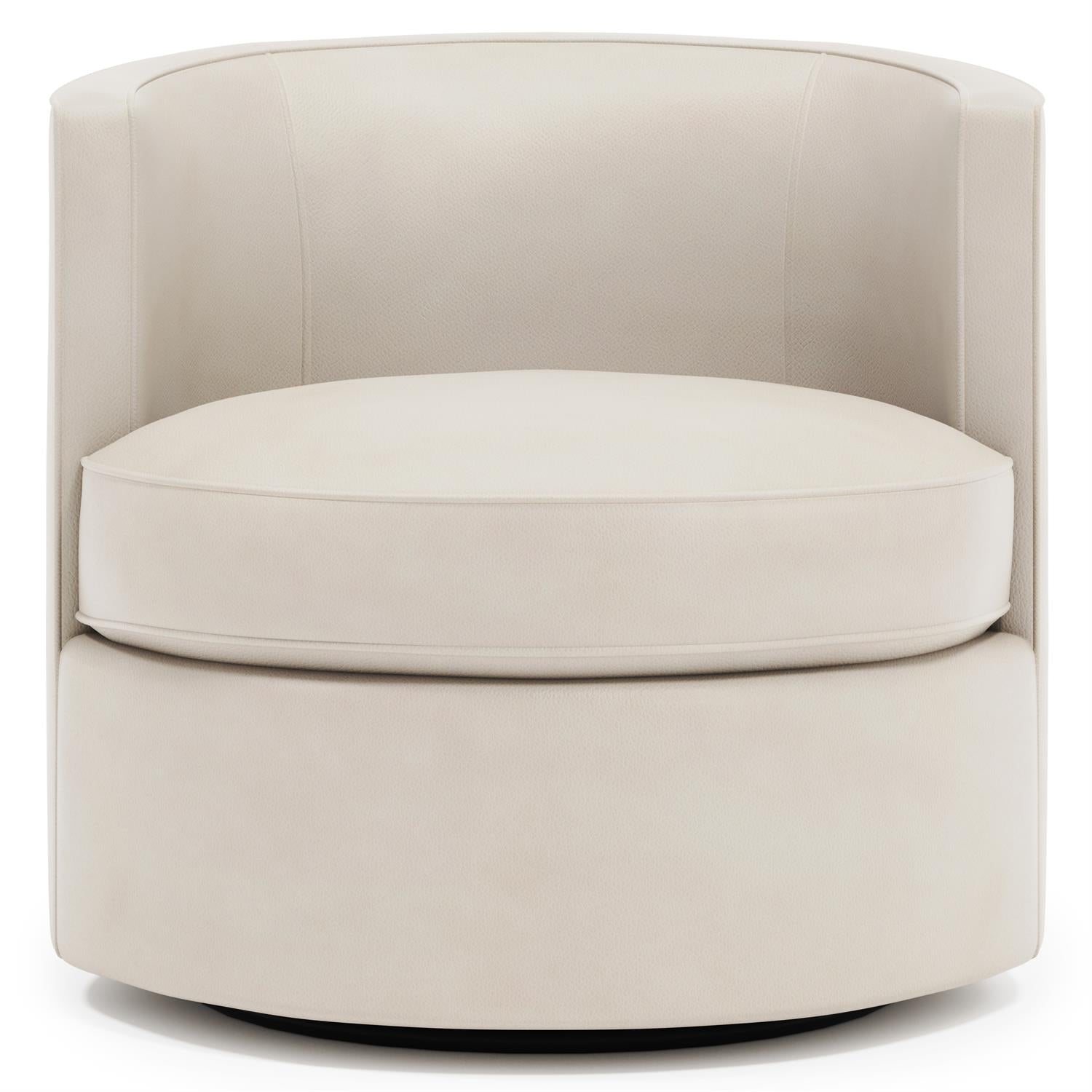 Bernhardt Fleur Leather Swivel Chair — 7113SL