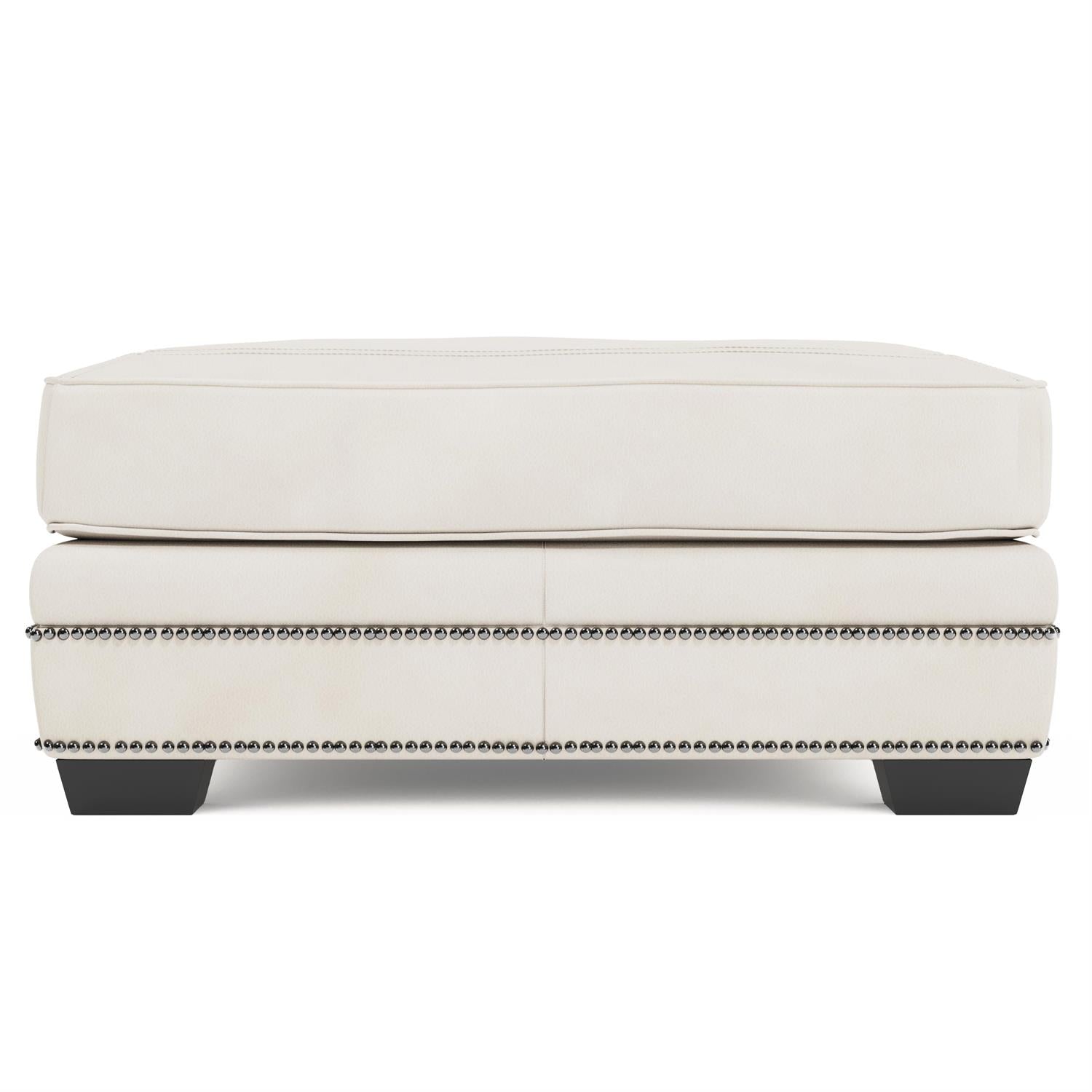 Bernhardt Grandview Leather Ottoman — 7200L