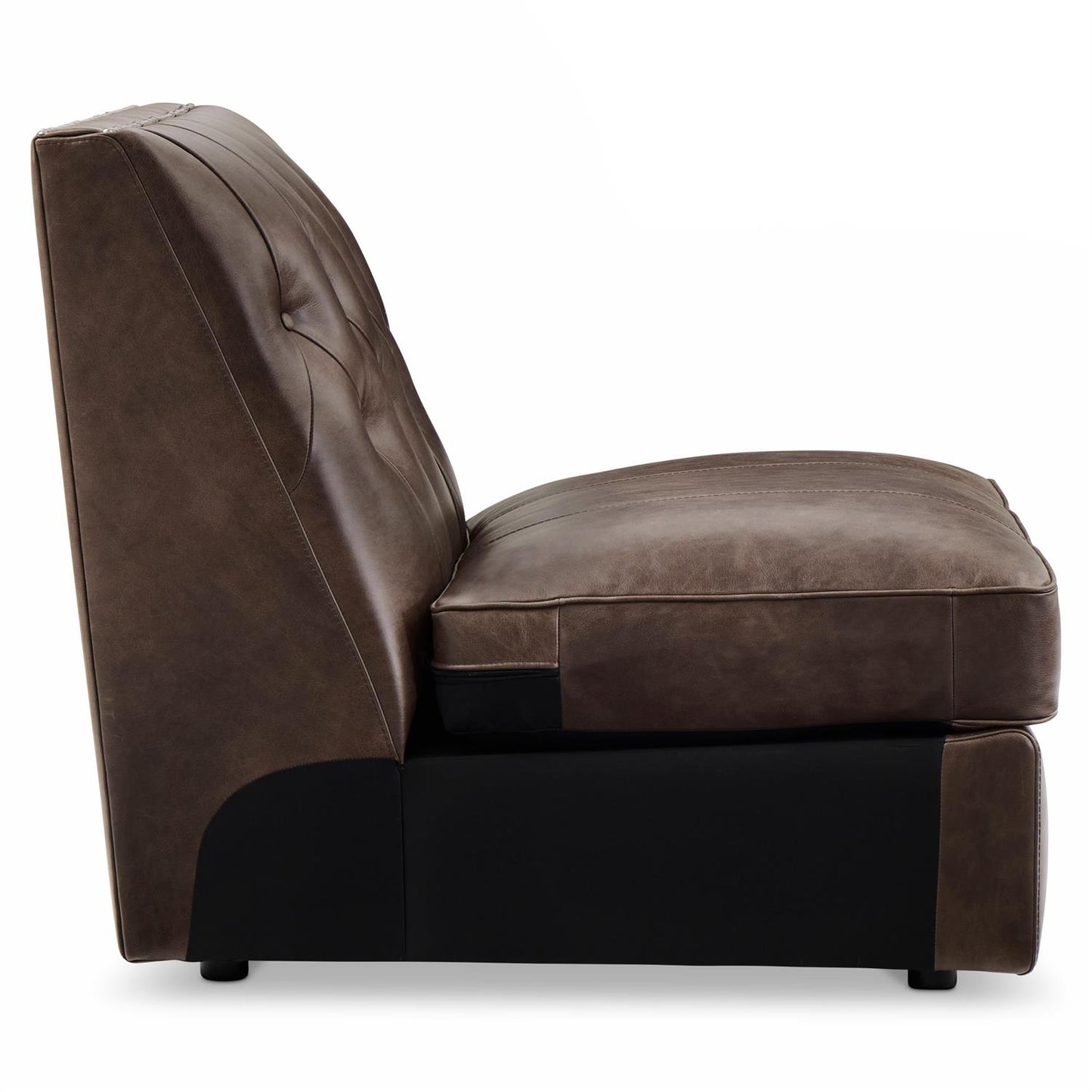 Bernhardt Candace Leather Armless Chair — 7220LO