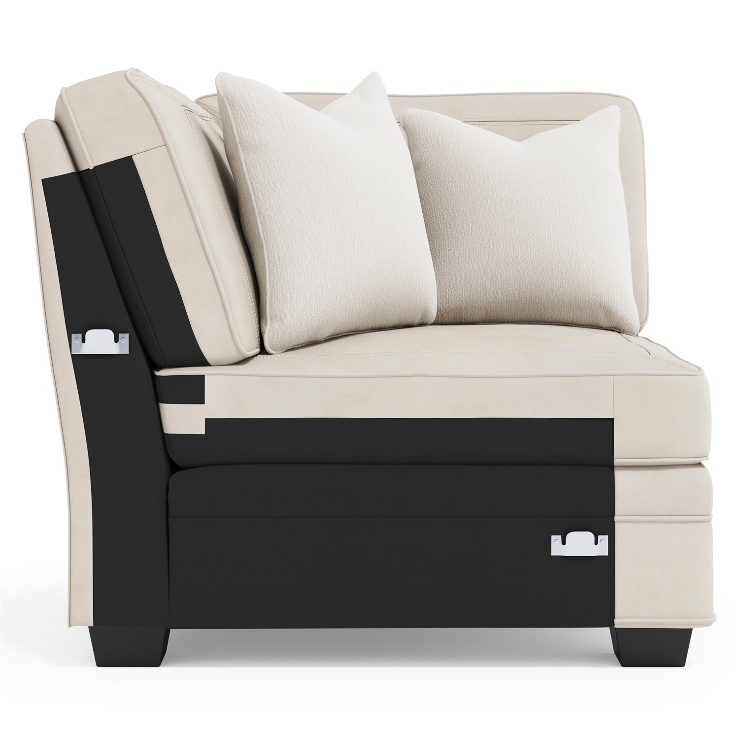 Bernhardt Grandview Leather Corner Chair Without Nails — 7232LX
