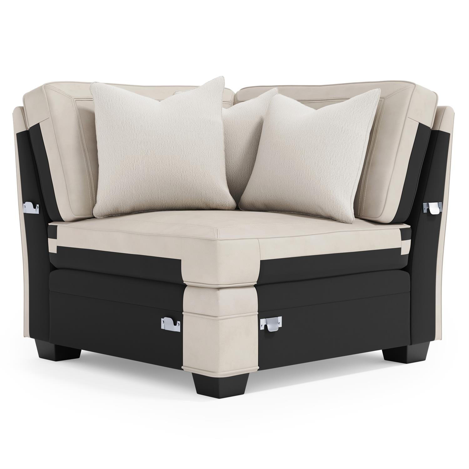 Bernhardt Grandview Leather Corner Chair Without Nails — 7232LX