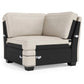 Bernhardt Grandview Leather Corner Chair Without Pillows — 7232LY
