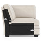 Bernhardt Grandview Leather Corner Chair Without Pillows — 7232LY