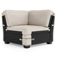 Bernhardt Grandview Leather Corner Chair Without Pillows — 7232LY