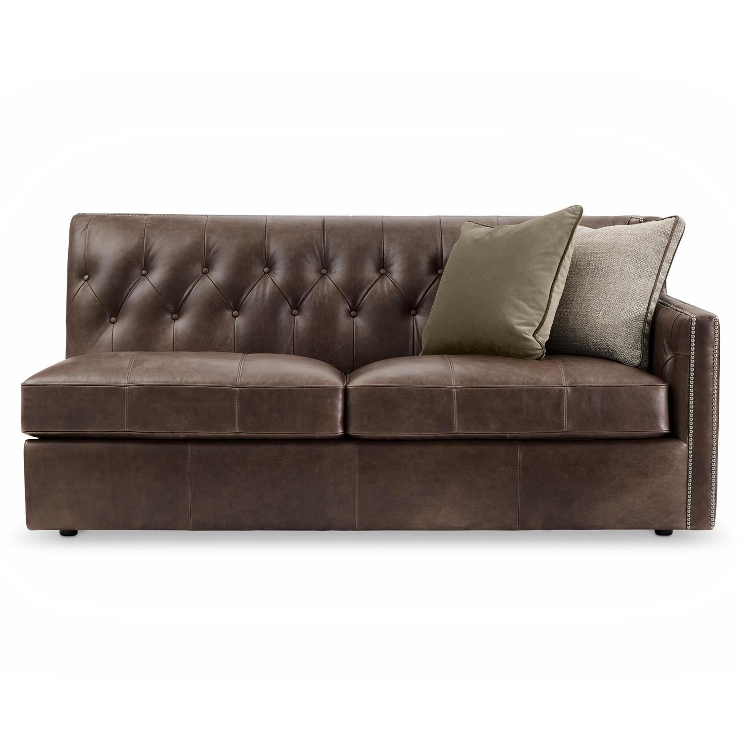 Bernhardt Candace Leather Right Arm Loveseat — 7251LO