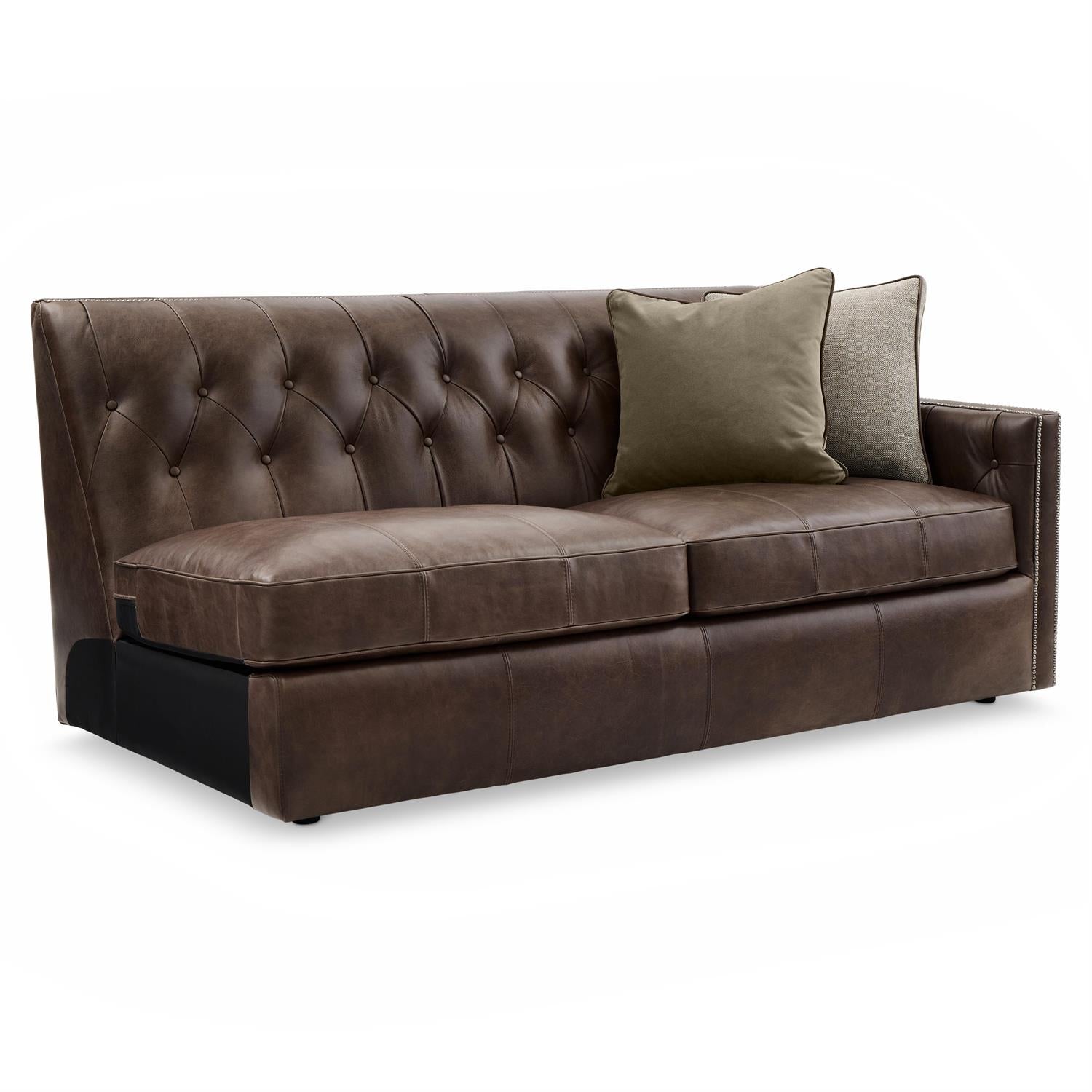Bernhardt Candace Leather Right Arm Loveseat — 7251LO
