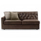 Bernhardt Candace Leather Left Arm Loveseat — 7252LO