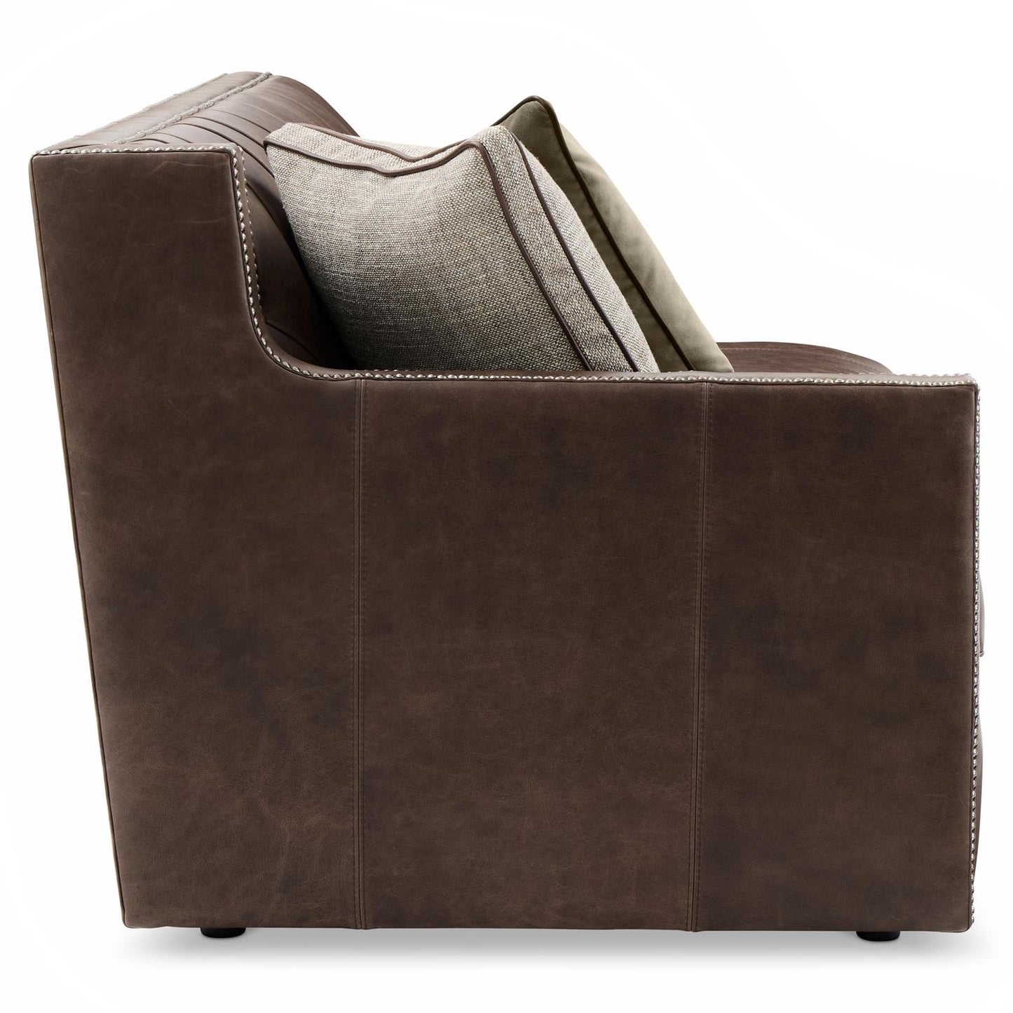 Bernhardt Candace Leather Left Arm Loveseat — 7252LO