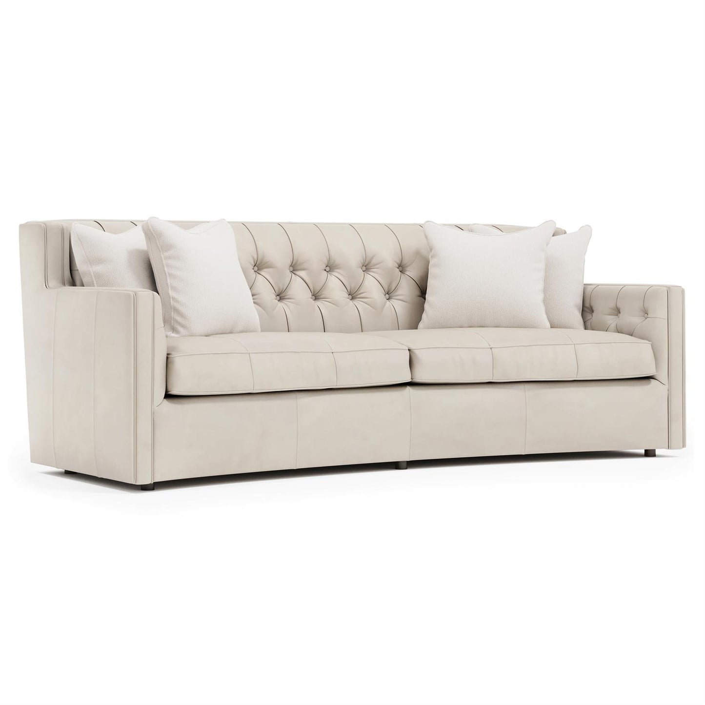 Bernhardt Candace Leather Sofa Without Nails — 7277LX