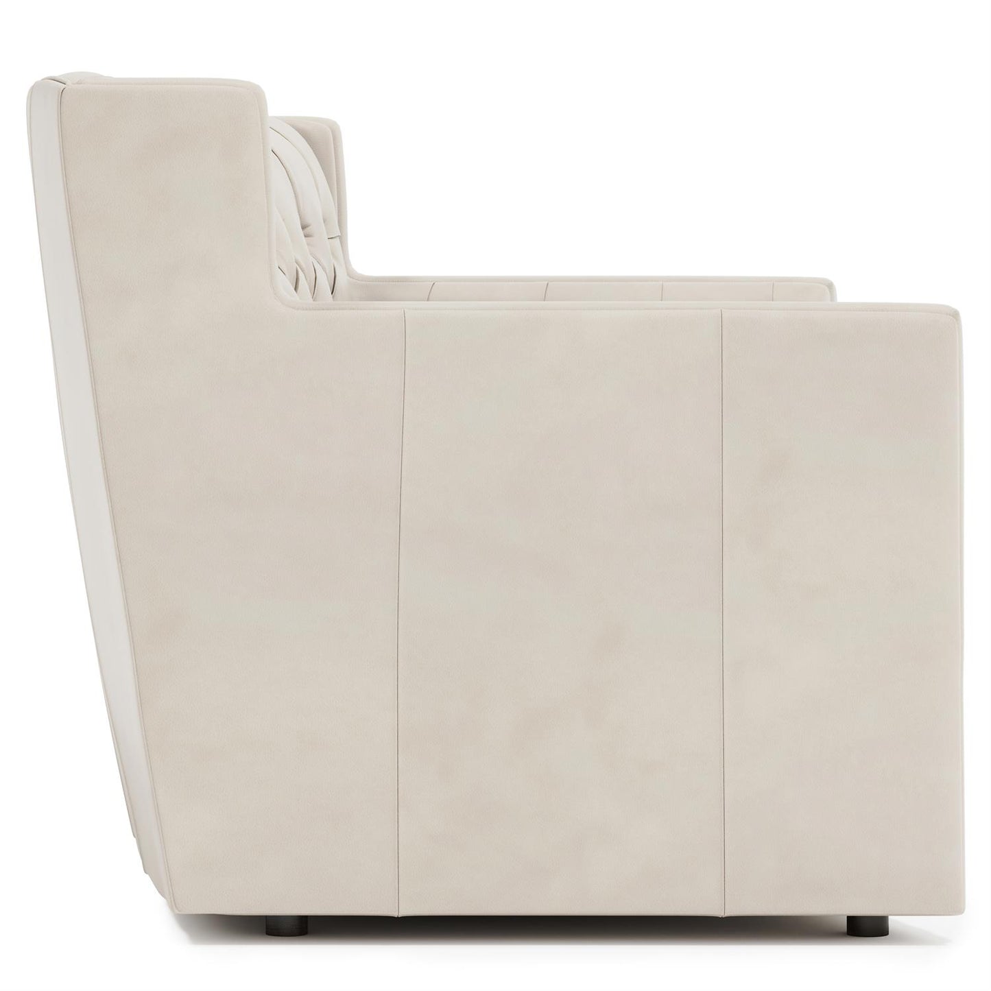 Bernhardt Candace Leather Sofa Without Pillows & Nails — 7277LYX