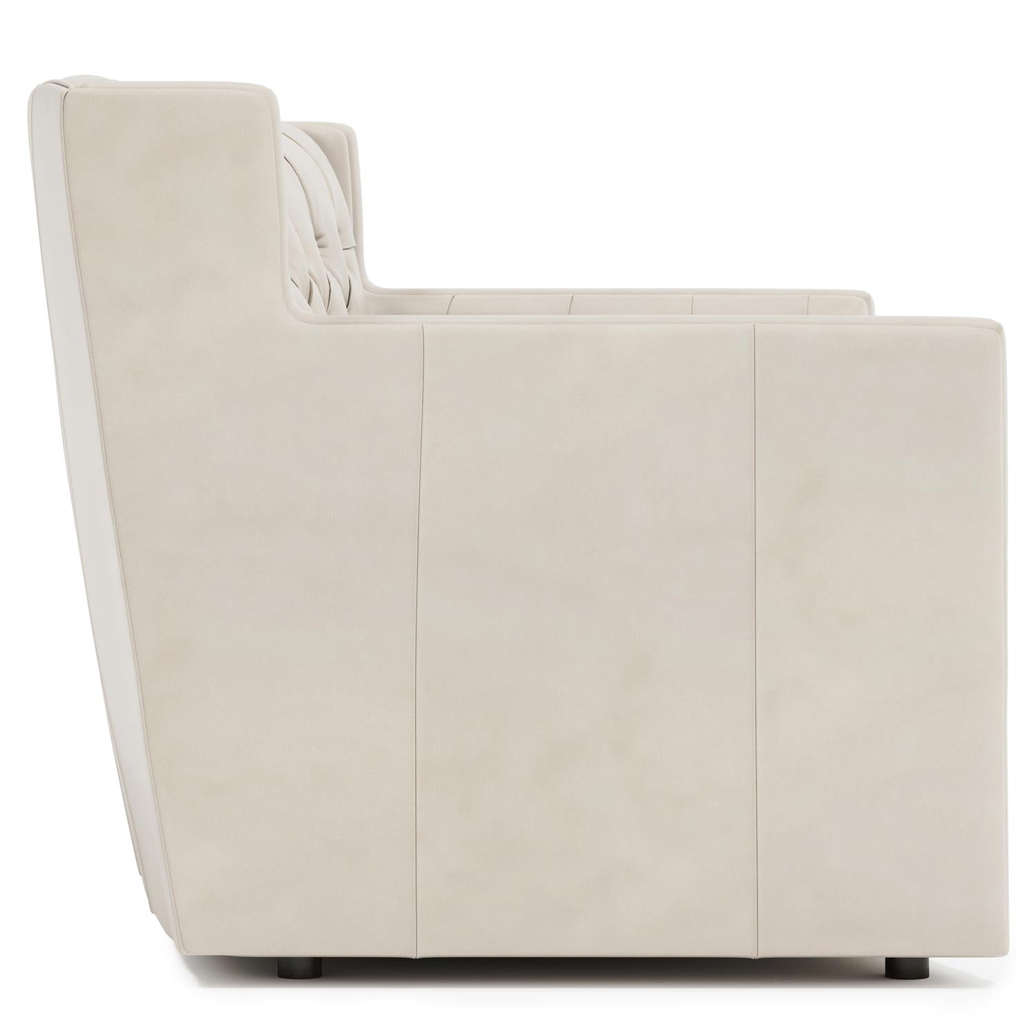 Bernhardt Candace Leather Sofa Without Pillows & Nails — 7277LYX