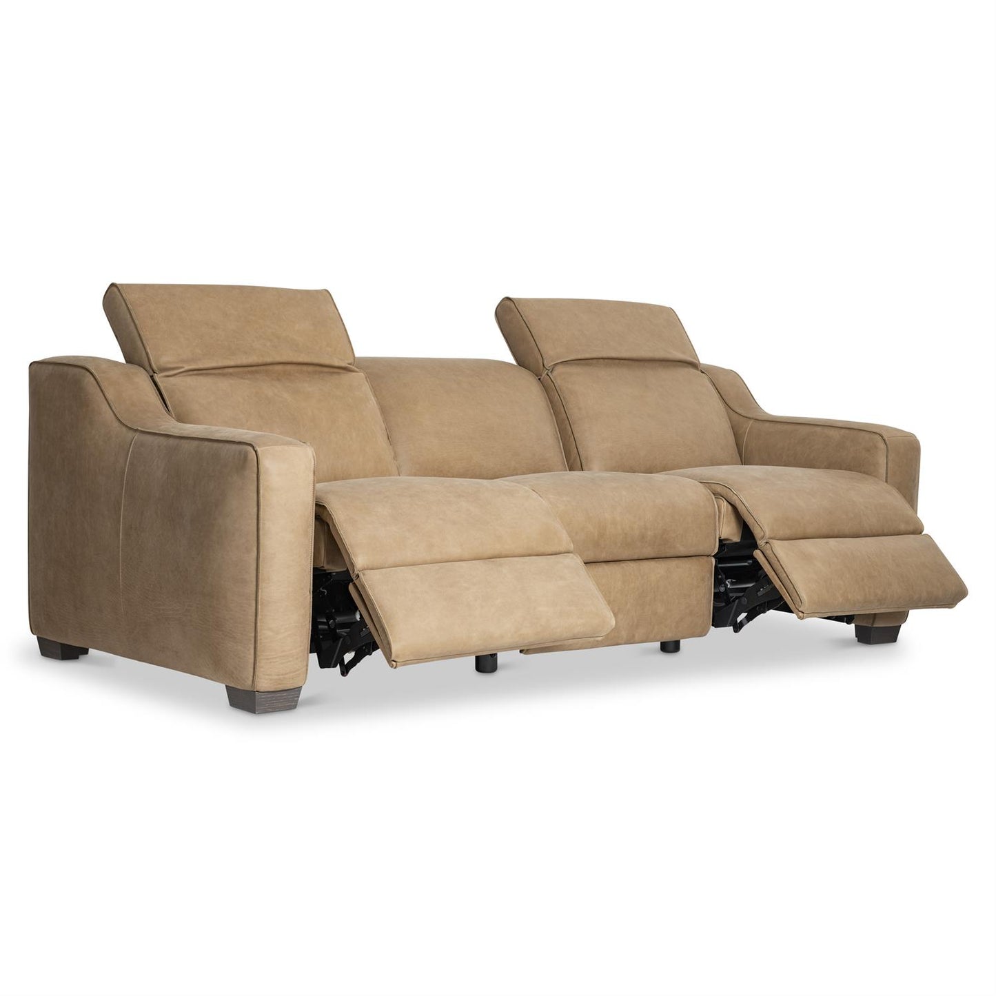 Bernhardt Flynn Leather Power Motion Sofa — 757RLO