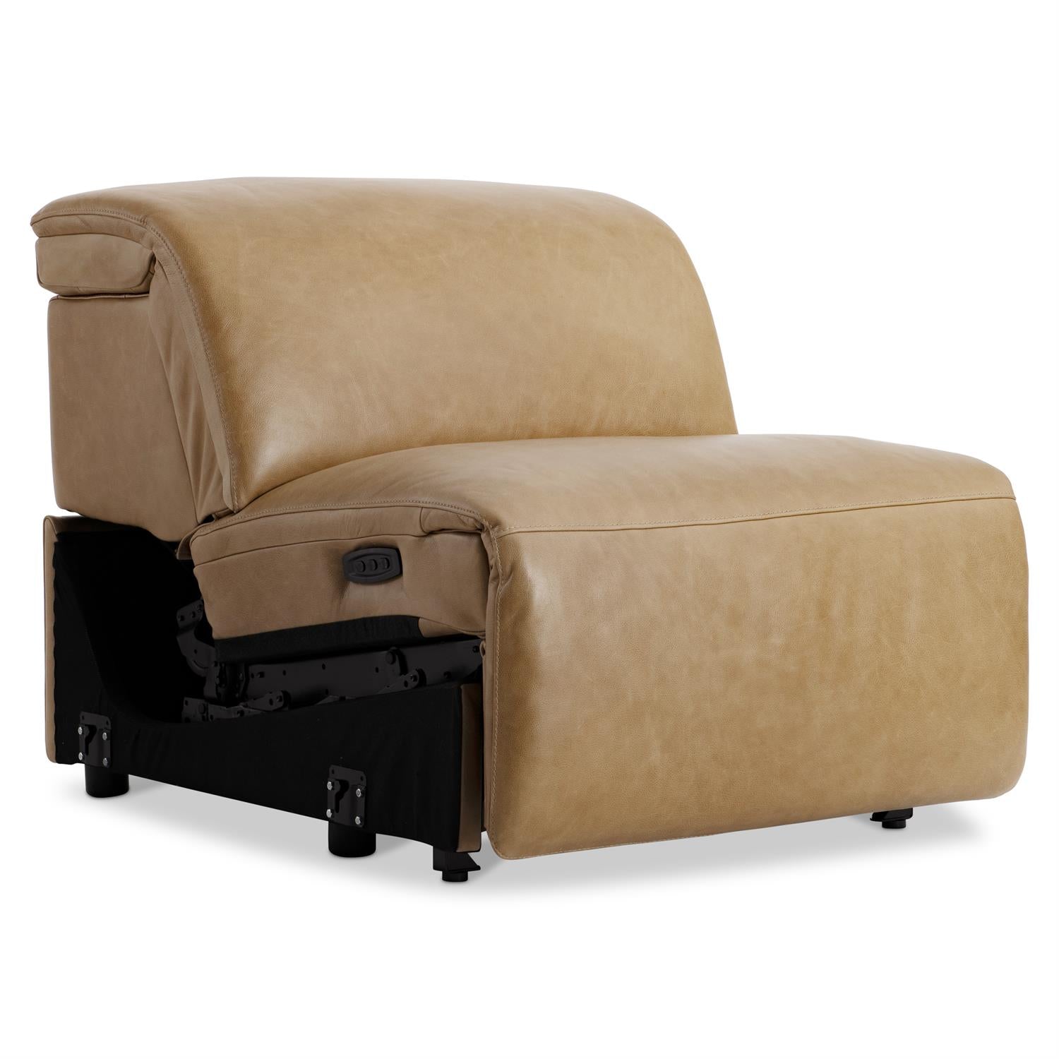 Bernhardt Billings Leather Armless Power Motion Chair — 8330RO