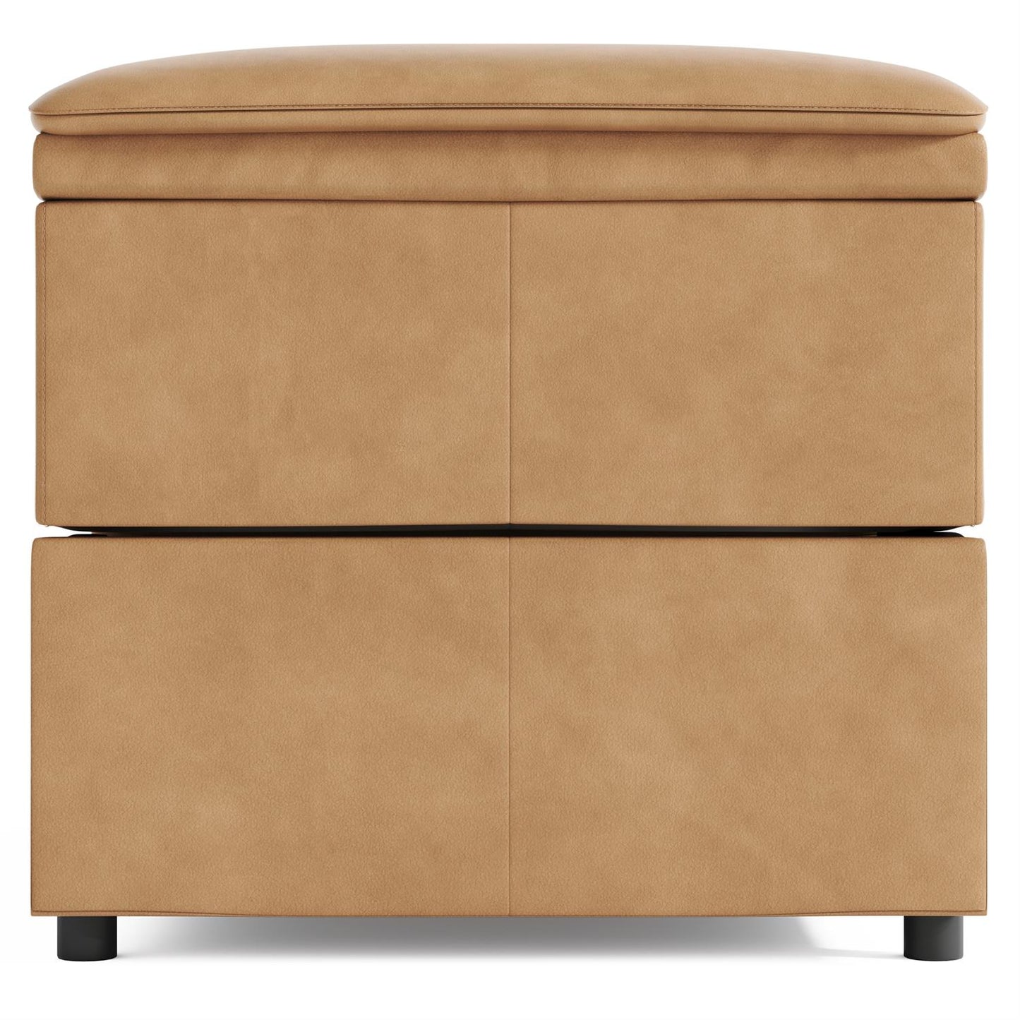 Bernhardt Billings Leather Armless Chair — 8355RO