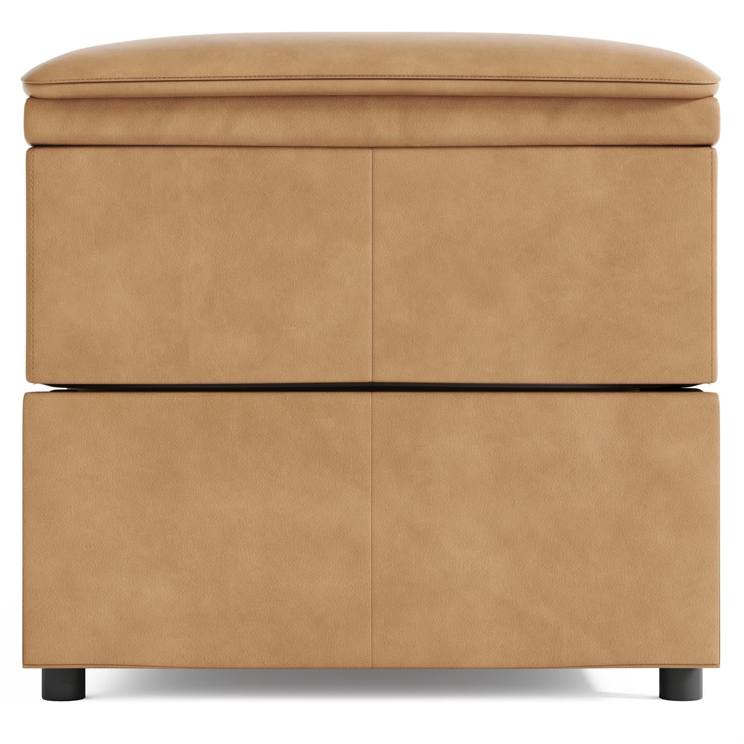 Bernhardt Billings Leather Armless Chair — 8355RO