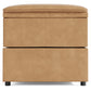 Bernhardt Billings Leather Armless Chair — 8355RO