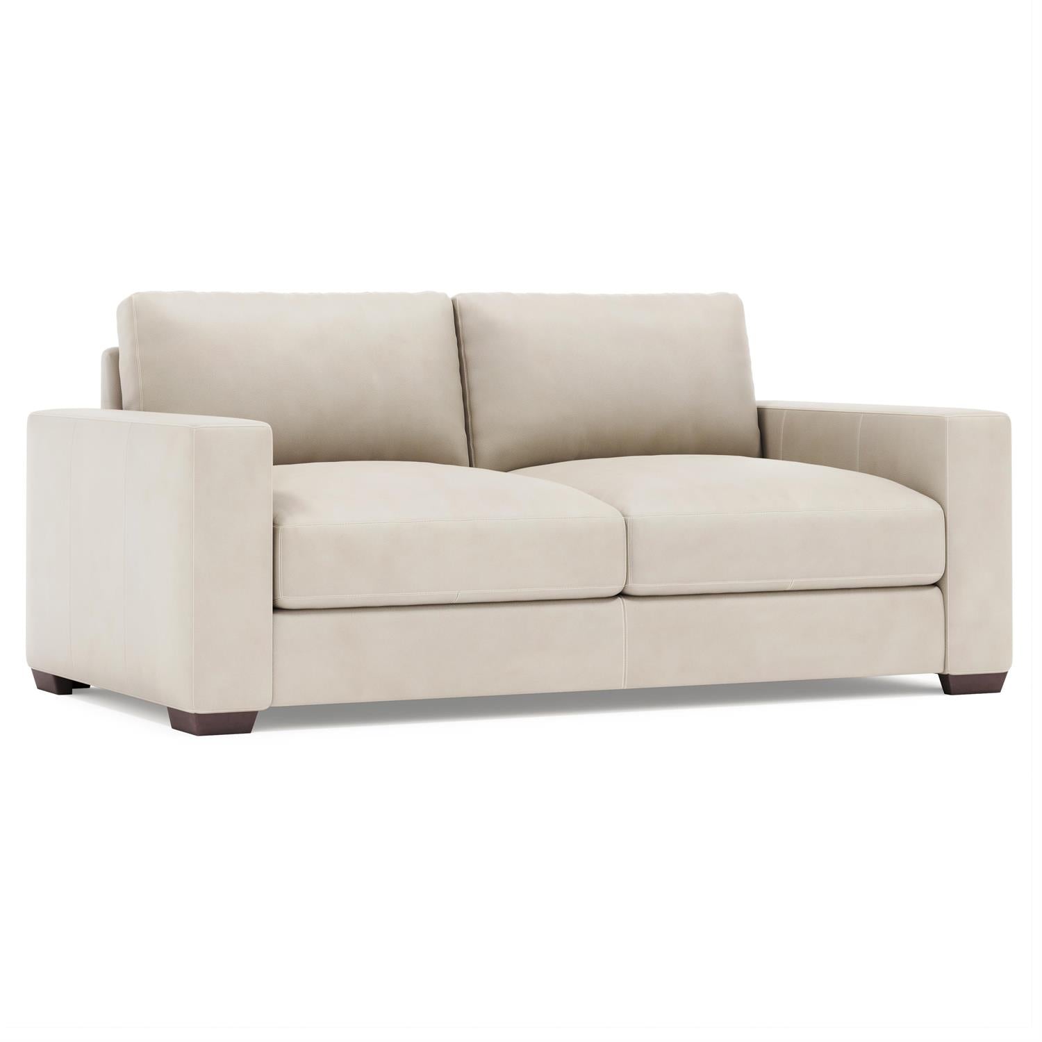 Bernhardt Dawkins Leather Loveseat — 9225L