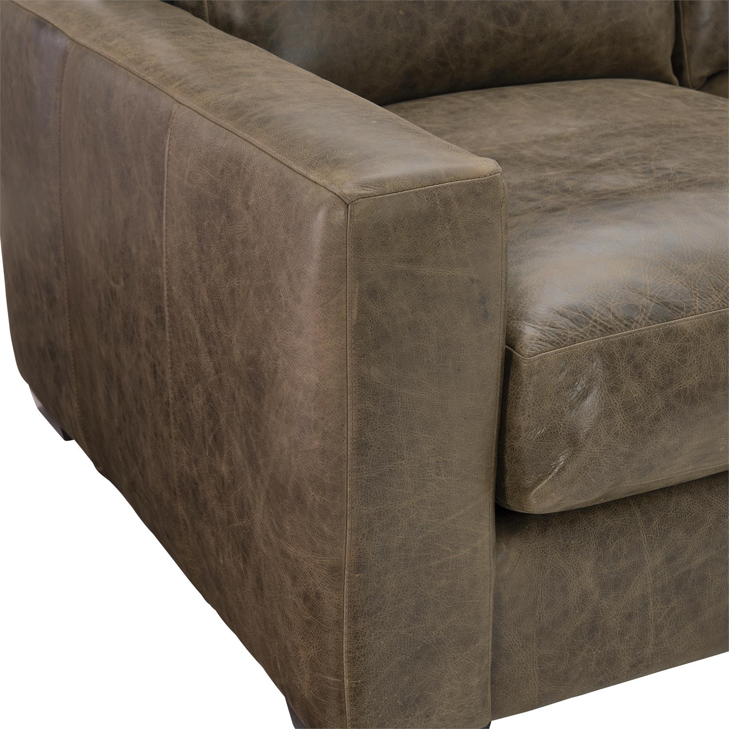 Bernhardt Dawkins Leather Sofa — 9227LO