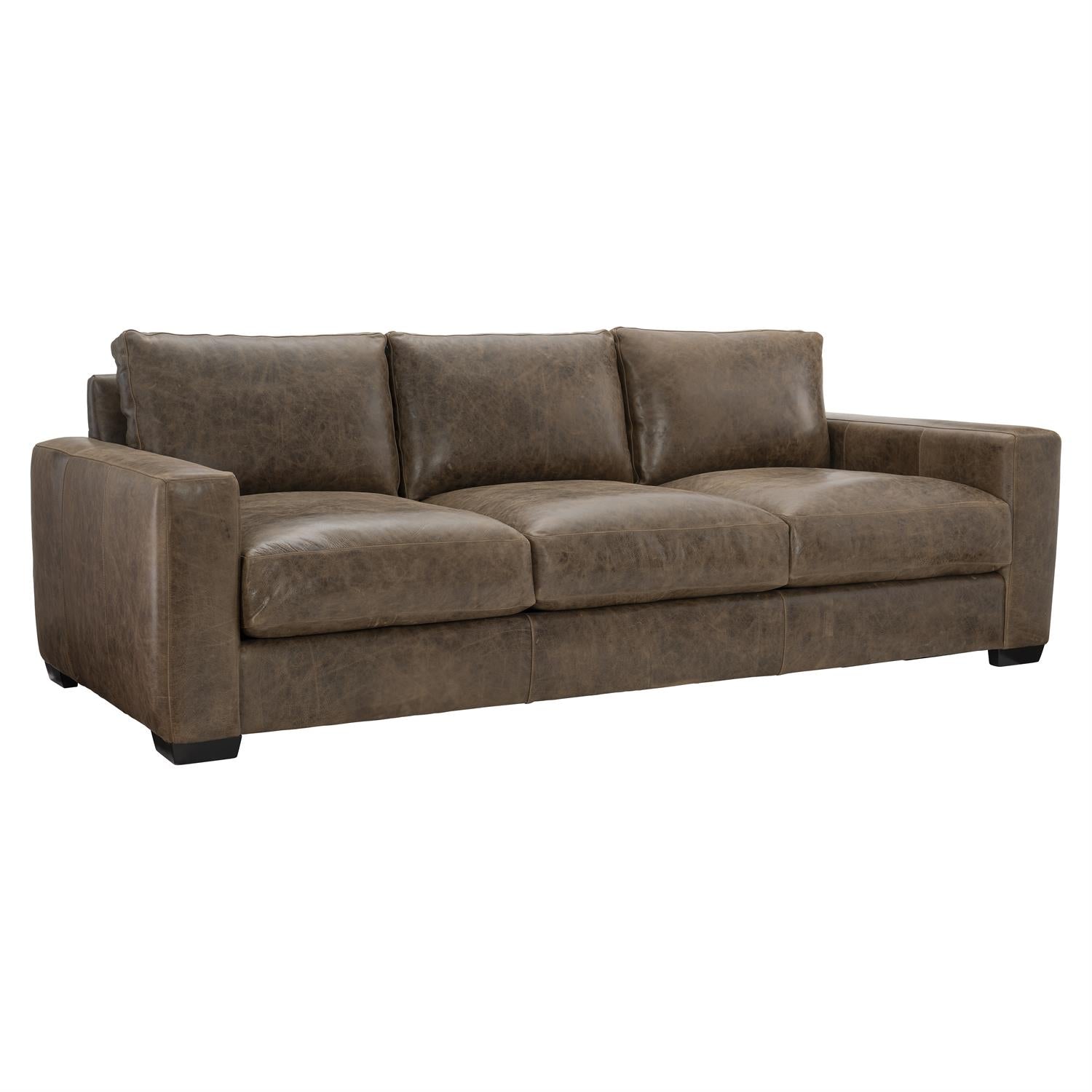 Bernhardt Dawkins Leather Sofa — 9227LO