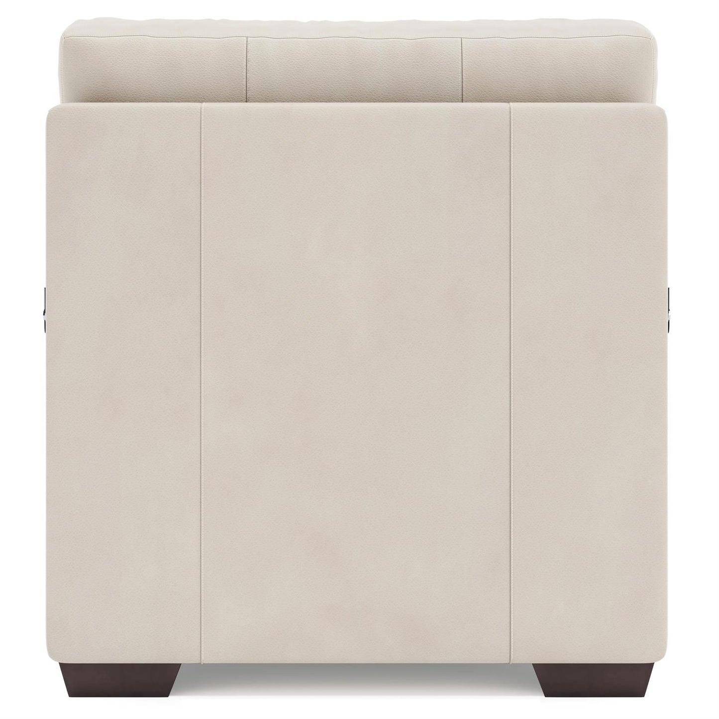 Bernhardt Dawkins Leather Armless Chair — 9230L