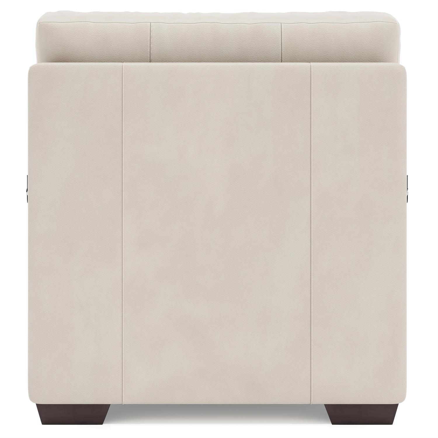 Bernhardt Dawkins Leather Armless Chair — 9230L