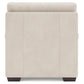 Bernhardt Dawkins Leather Armless Chair — 9230L