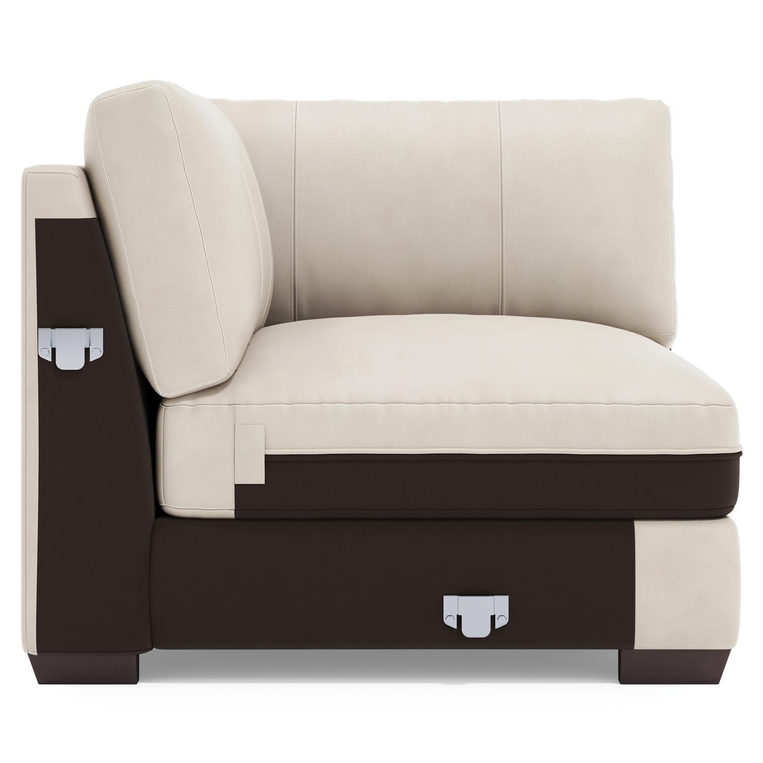 Bernhardt Dawkins Leather Corner Chair — 9232L