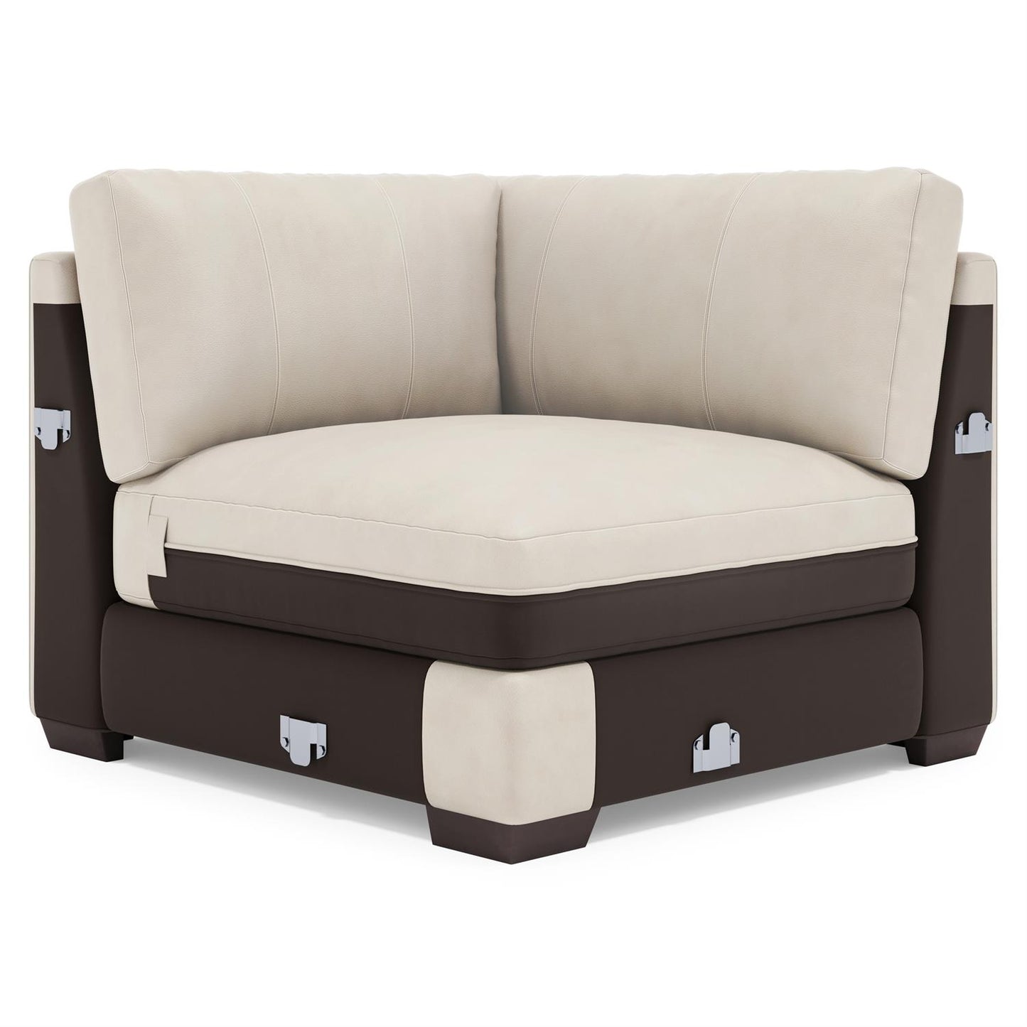 Bernhardt Dawkins Leather Corner Chair — 9232L