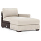 Bernhardt Dawkins Leather Right Arm Chaise — 9237L