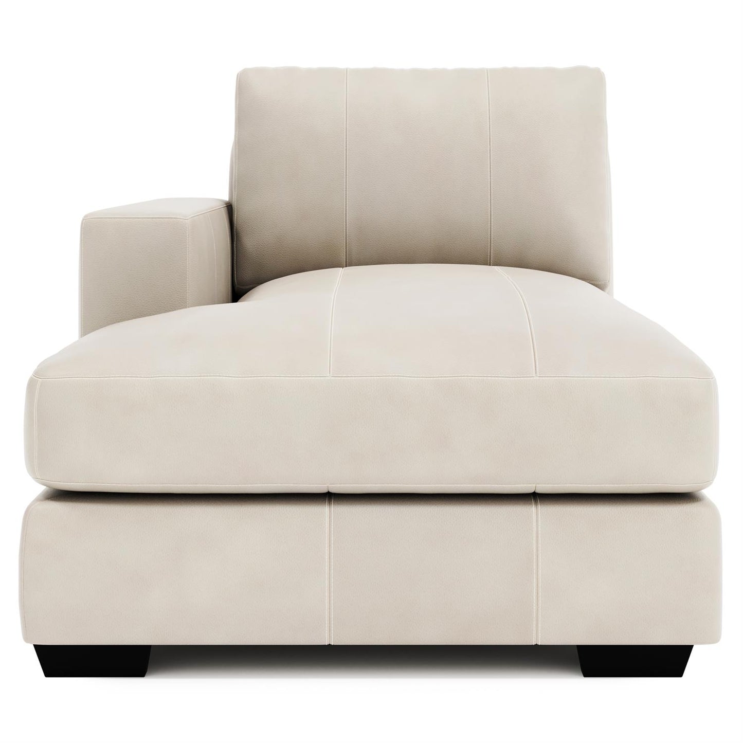 Bernhardt Dawkins Leather Left Arm Chaise — 9238L