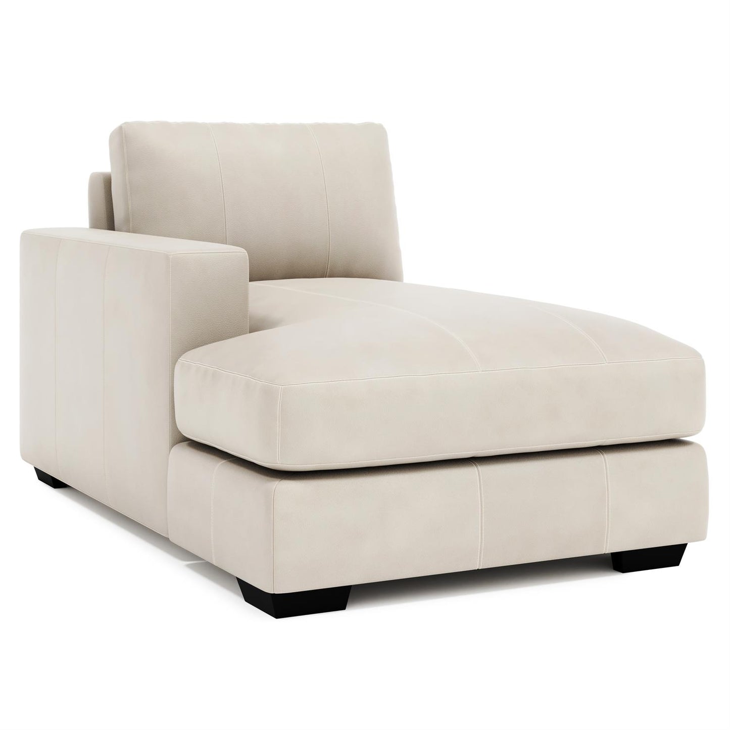 Bernhardt Dawkins Leather Left Arm Chaise — 9238L